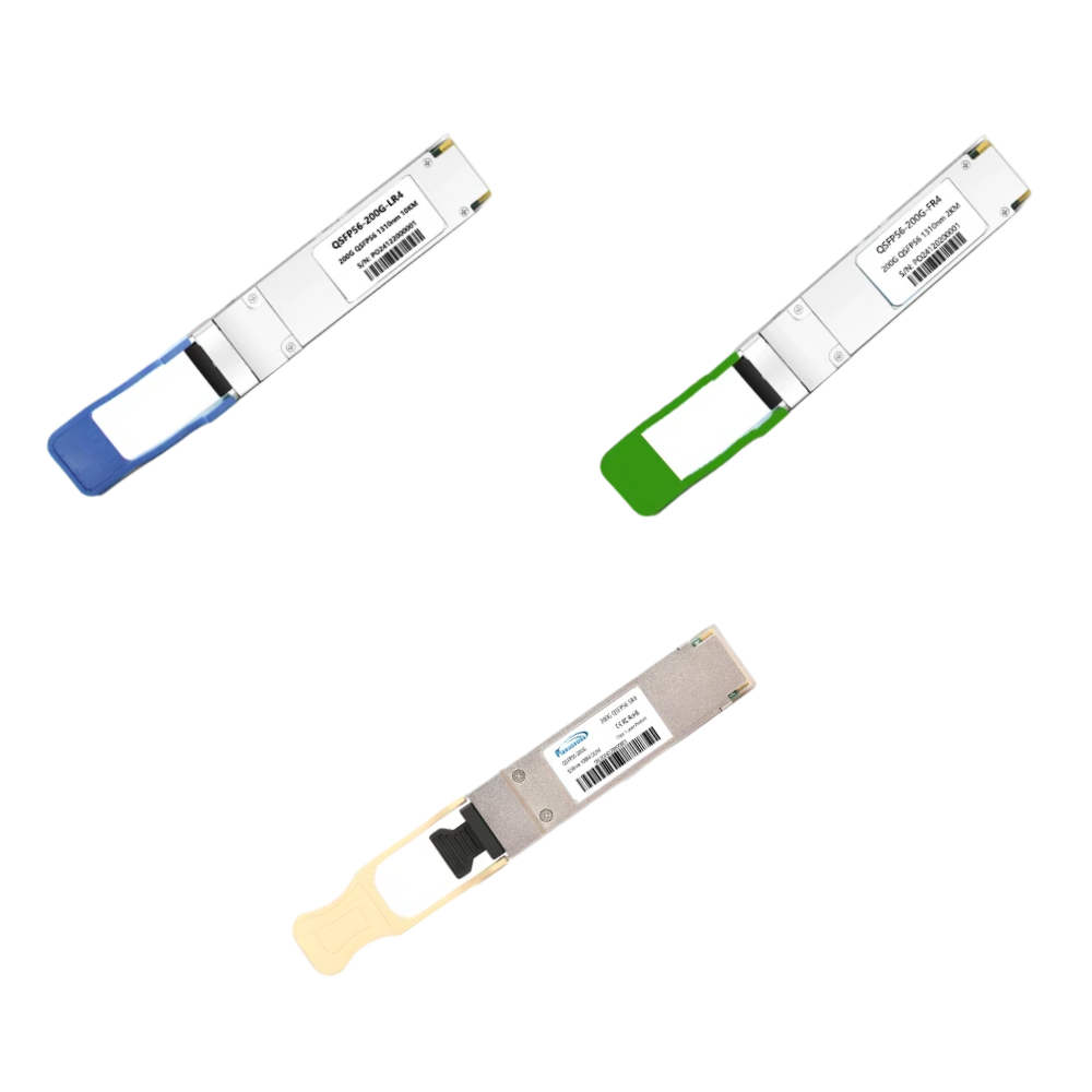 custom 200G QSFP56 optical transceiver manufacturing